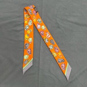 Hermes silk twilly scarf